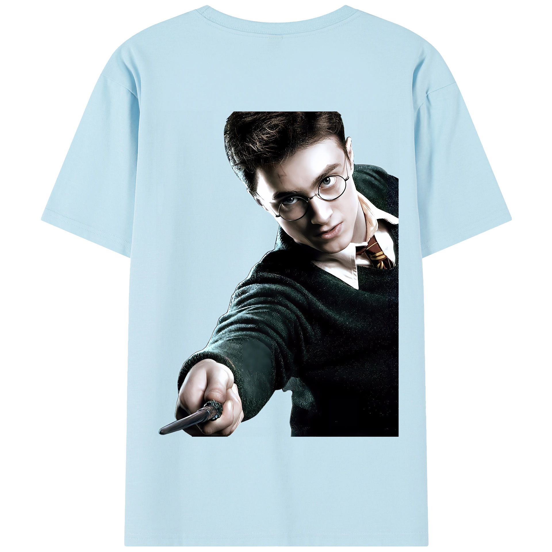（画像用） Harry Potter ハリー・ポッターシリーズ 綿100％半袖Tシャツ（背面プリント）